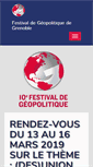 Mobile Screenshot of festivalgeopolitique.com